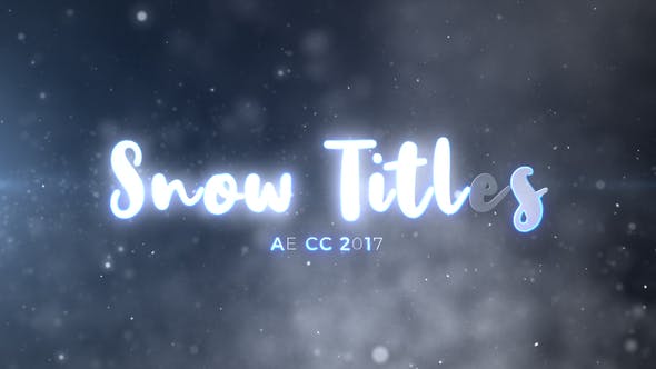 Snow Titles - Videohive 28749674 Download