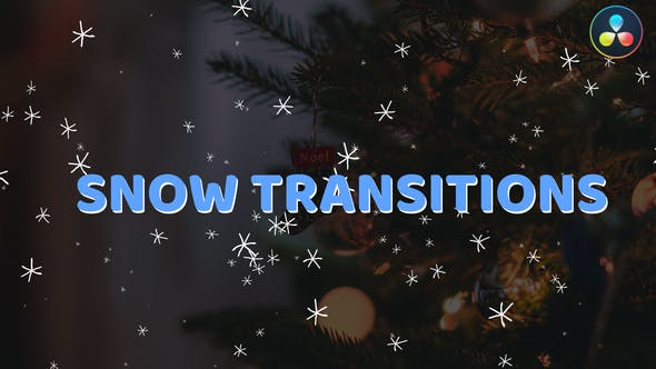 Snow Transitions And Backgrounds | DaVinci Resolve - Videohive 34873138 Download