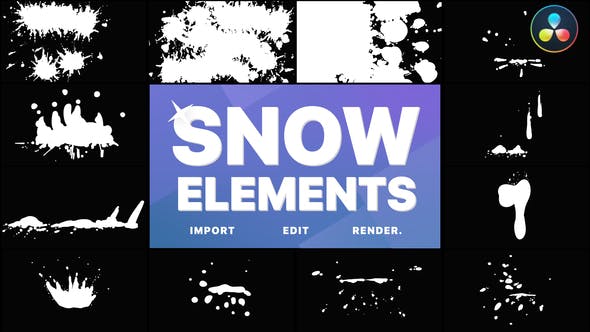 Snowball Elements | DaVinci Resolve - Videohive 34871060 Download