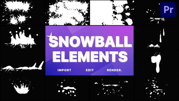 Snowball Elements | Premiere Pro MOGRT - Videohive 29648324 Download