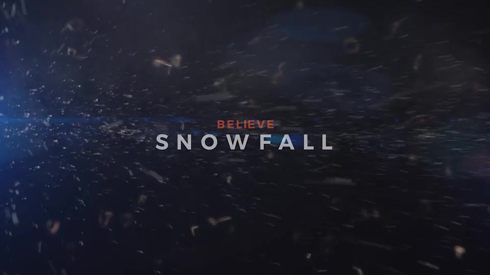Snowfall Dramatic Trailer Apple Motion - Download Videohive 19509028