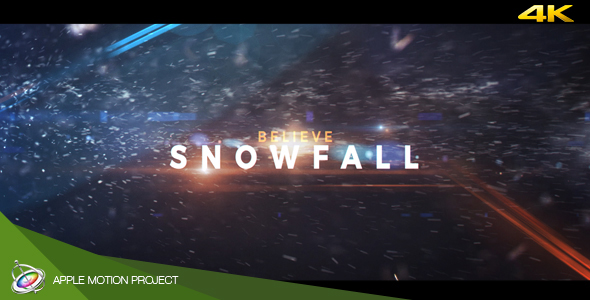 Snowfall Dramatic Trailer Apple Motion - Download Videohive 19509028
