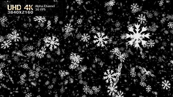 Snowflakes 4K - 25283648 Videohive Download
