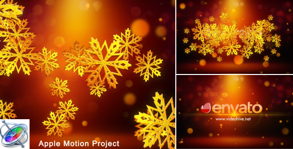 Snowflakes Logo Apple Motion - Download Videohive 18705444