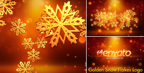 Snowflakes Logo - Download Videohive 6122075