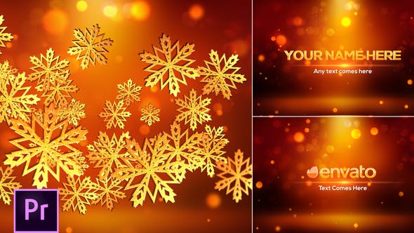 Snowflakes Logo Premiere Pro - Download Videohive 24977129