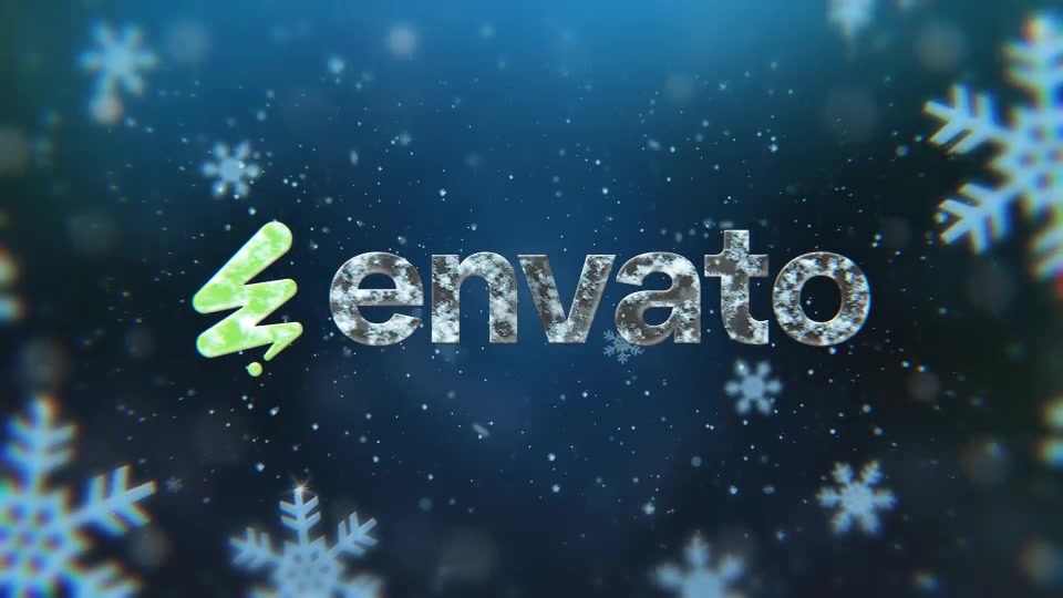 Snowflakes Logo Reveal Videohive 55625182 After Effects Image 2