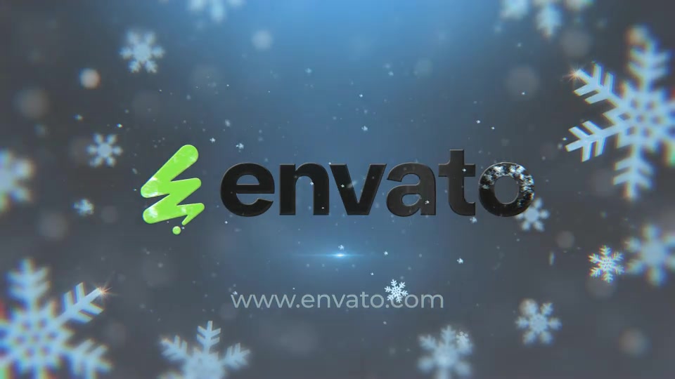 Snowflakes Logo Reveal Videohive 55625182 After Effects Image 3