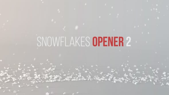 Snowflakes Opener 2 - Videohive Download 19119865