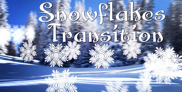 Snowflakes Transition - Download 9294094 Videohive