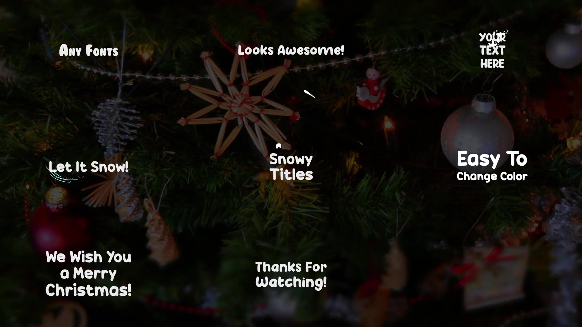 Snowy Titles | FCPX Videohive 25382372 Apple Motion Image 12