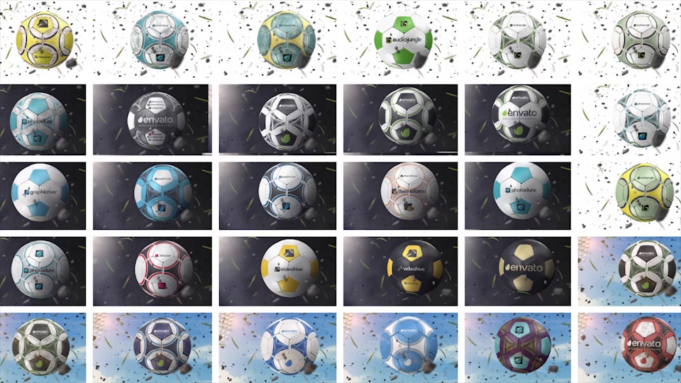 Soccer Ball Logo Reveals - Download Videohive 20715311