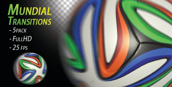 Soccer Ball Mundial Transitions - Videohive Download 7682188