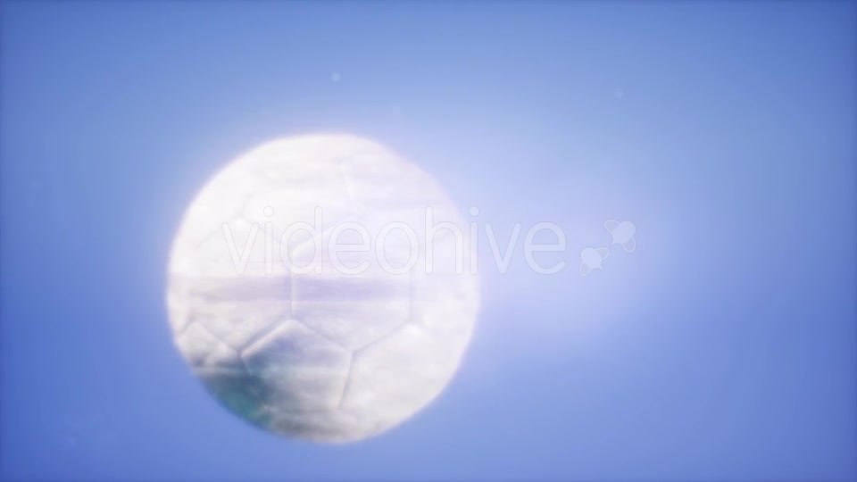 Soccer Ball on Blue Sky Background - Download Videohive 21535366