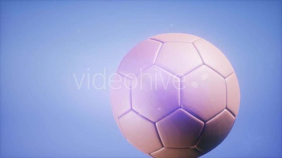 Soccer Ball on Blue Sky Background - Download Videohive 21535478
