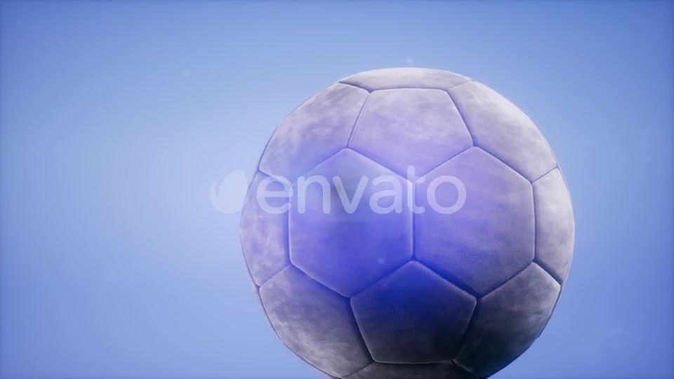 Soccer Ball on Blue Sky Background - Download Videohive 21742610