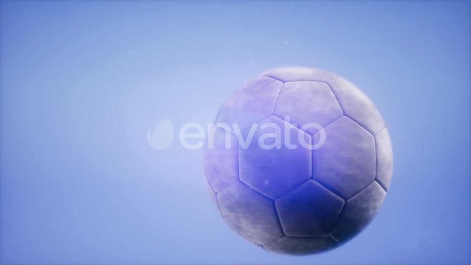 Soccer Ball on Blue Sky Background - Download Videohive 21903036