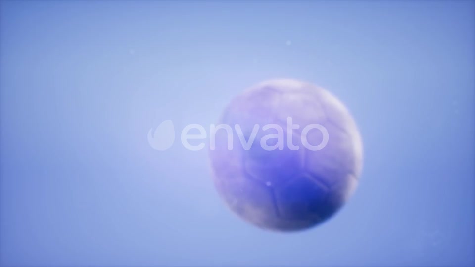 Soccer Ball on Blue Sky Background - Download Videohive 21903036