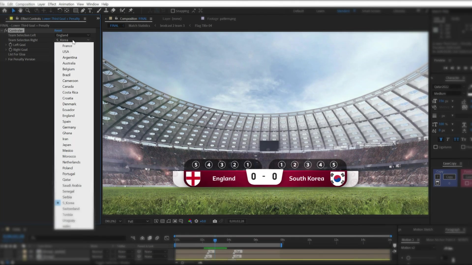 Soccer Broadcast Qatar Cup 2022 Videohive 40509830 After Effects Image 3