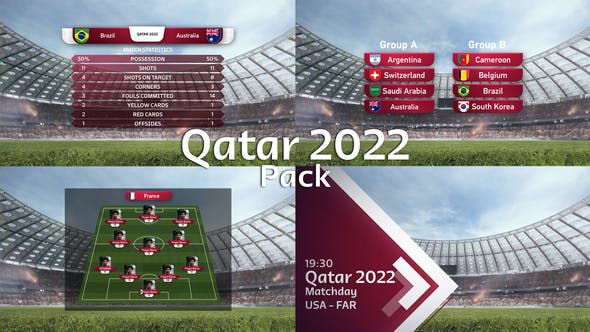Soccer Broadcast Qatar Cup 2022 - Download 40509830 Videohive