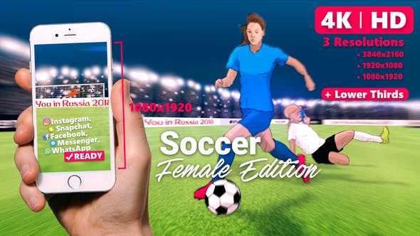 Soccer Female Edition - 21908335 Download Videohive