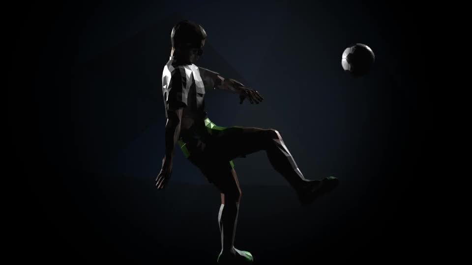 Soccer Kick Player Logo Videohive 16437927 After Effects Image 1