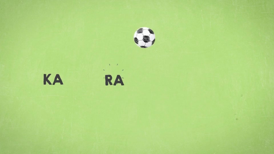 Soccer Kinetic Typography Cartoon - Download Videohive 7834684