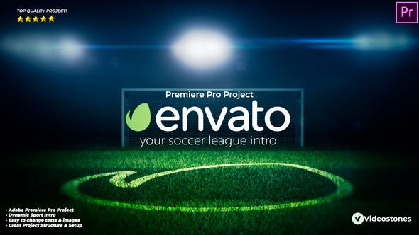 Soccer League Intro Soccer Opener Soccer Youtube Intro Premiere Pro - 34504960 Download Videohive