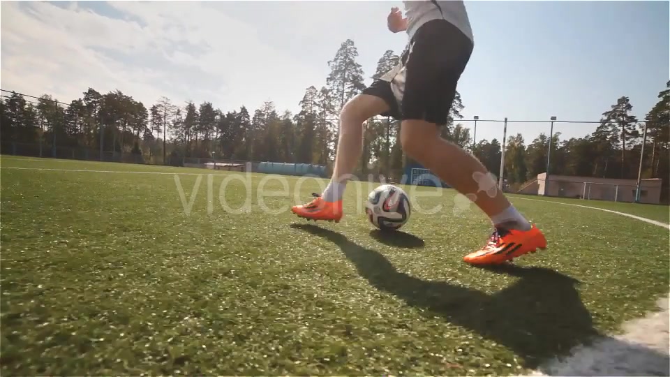 Soccer Player with the Ball Makes Feints  Videohive 10261055 Stock Footage Image 5