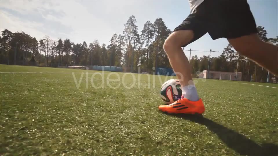 Soccer Player with the Ball Makes Feints  Videohive 10261055 Stock Footage Image 6