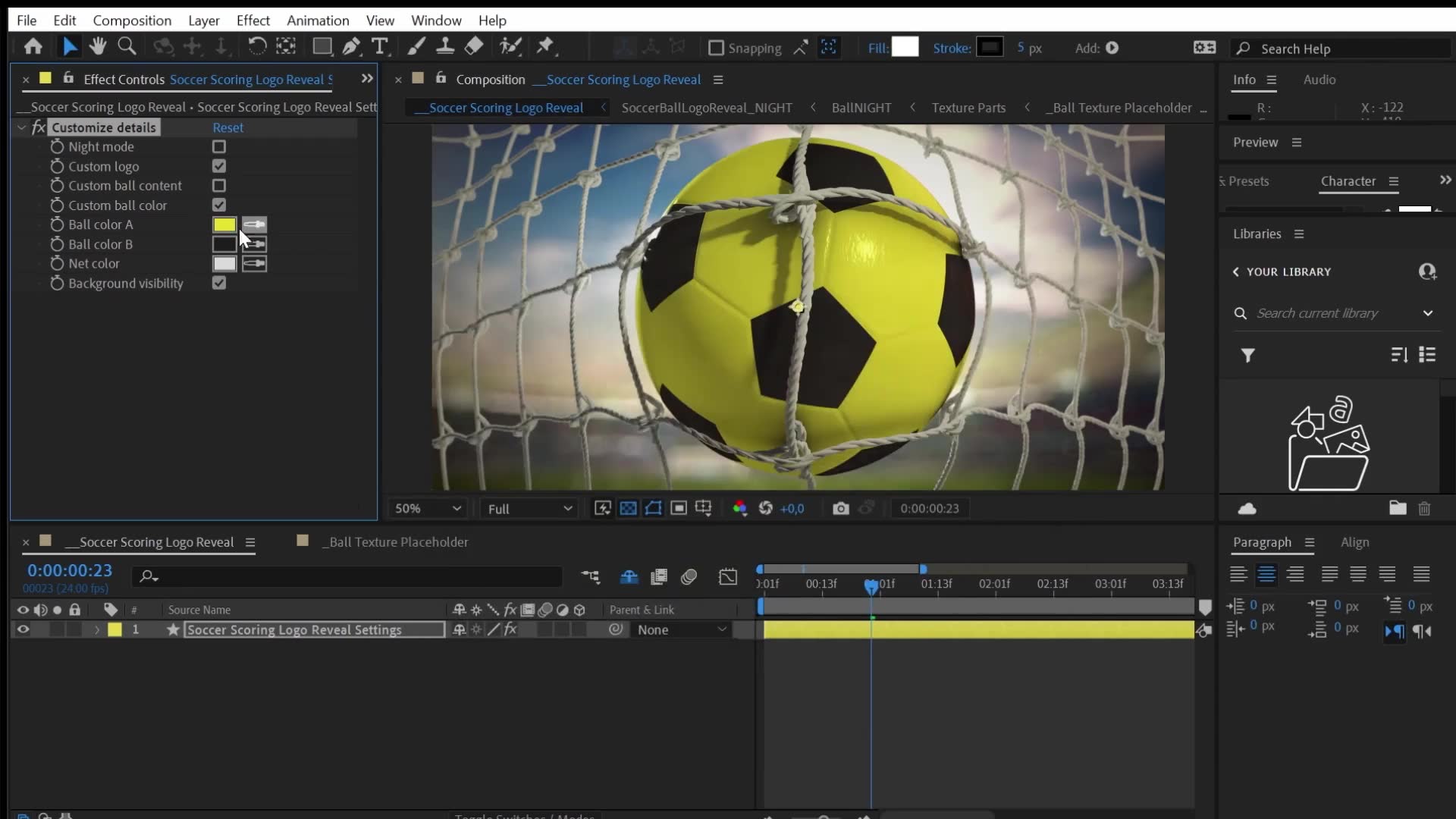 Soccer Scoring Logo Reveal Intro Opener Frontal Videohive 34424625 After Effects Image 7