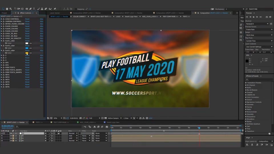 Soccer Sport Opener - Download Videohive 19357009