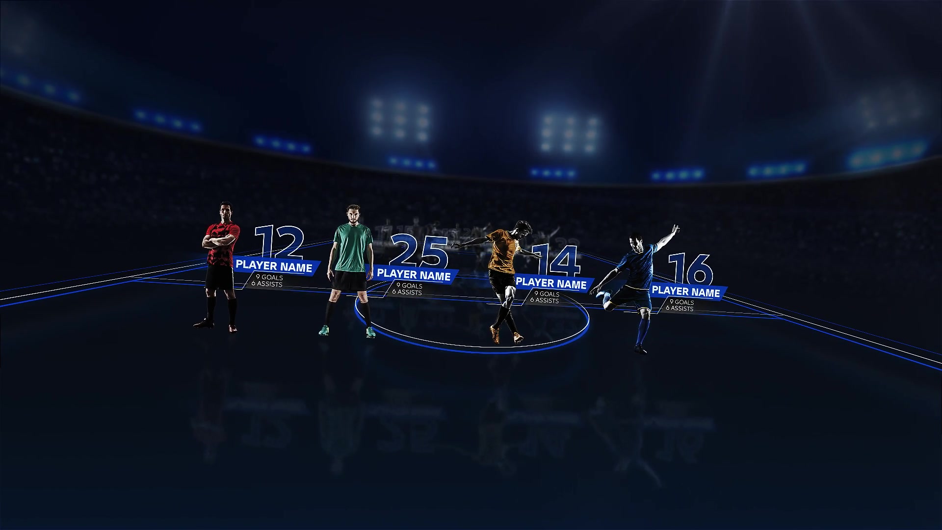 soccer starting lineup after effects free download