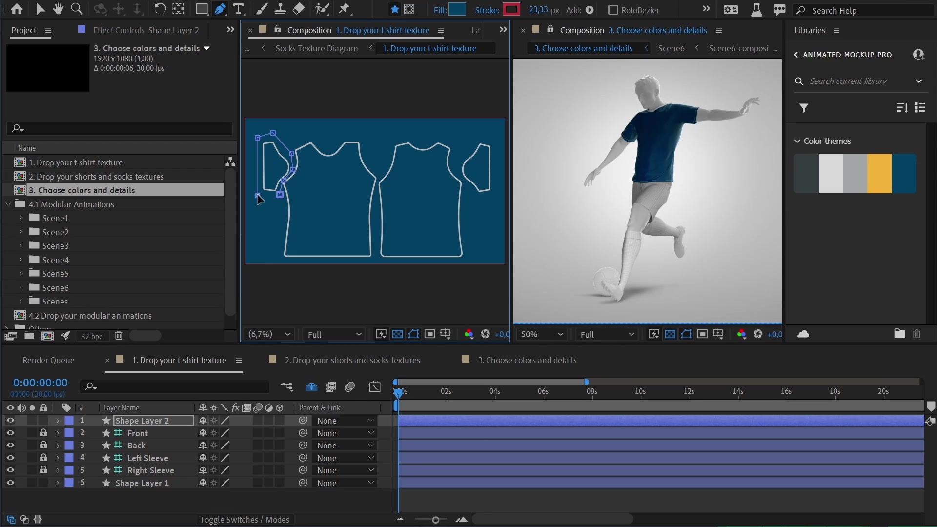 Soccer Uniform Mockup Template Animated Mockup PRO Videohive 32951539 After Effects Image 3