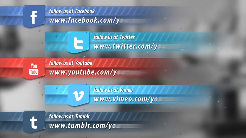 Social Flag Lower Third Videohive 6079194 After Effects Image 10