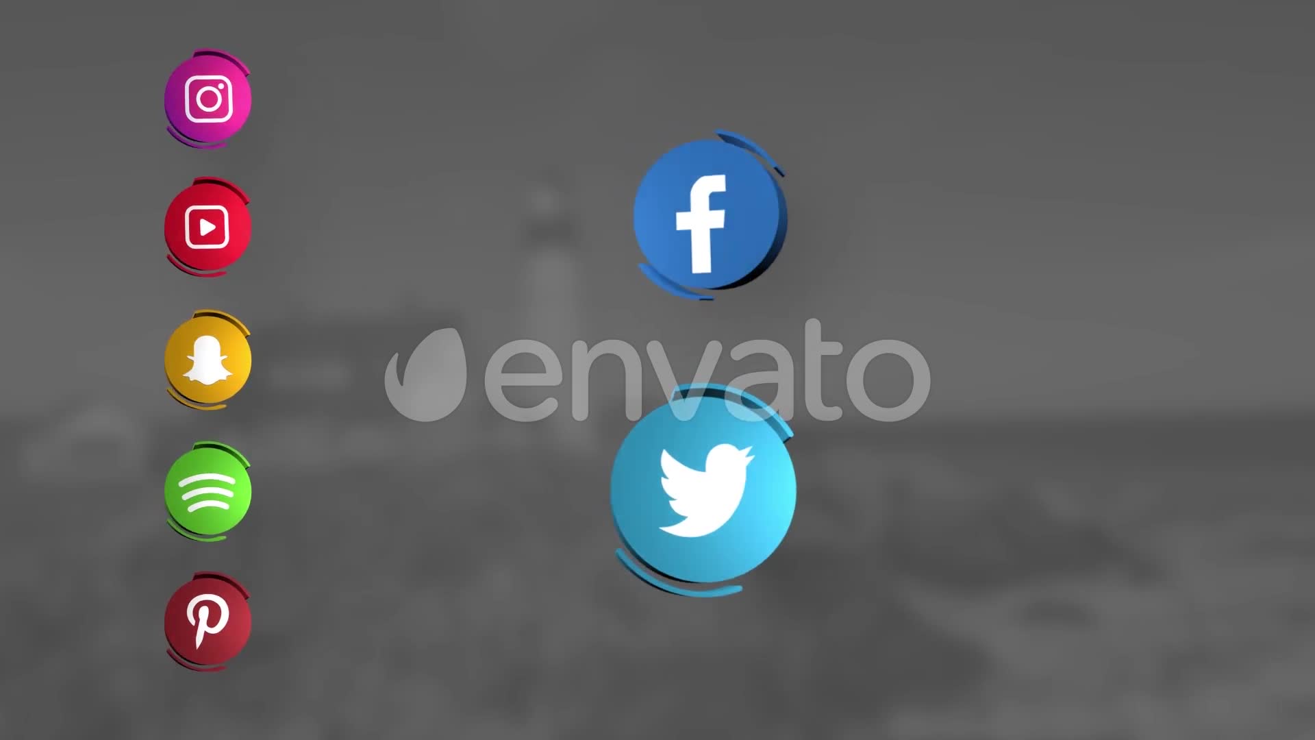 Social Media 3D Lowerthirds Videohive 30947077 After Effects Image 2
