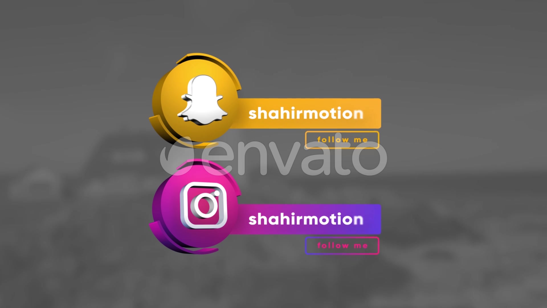 Social Media 3D Lowerthirds Videohive 30947077 After Effects Image 6