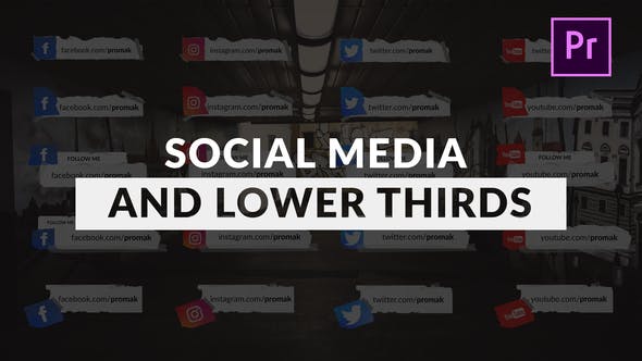 Social Media and Lower Thirds Pack - Videohive 26810554 Download