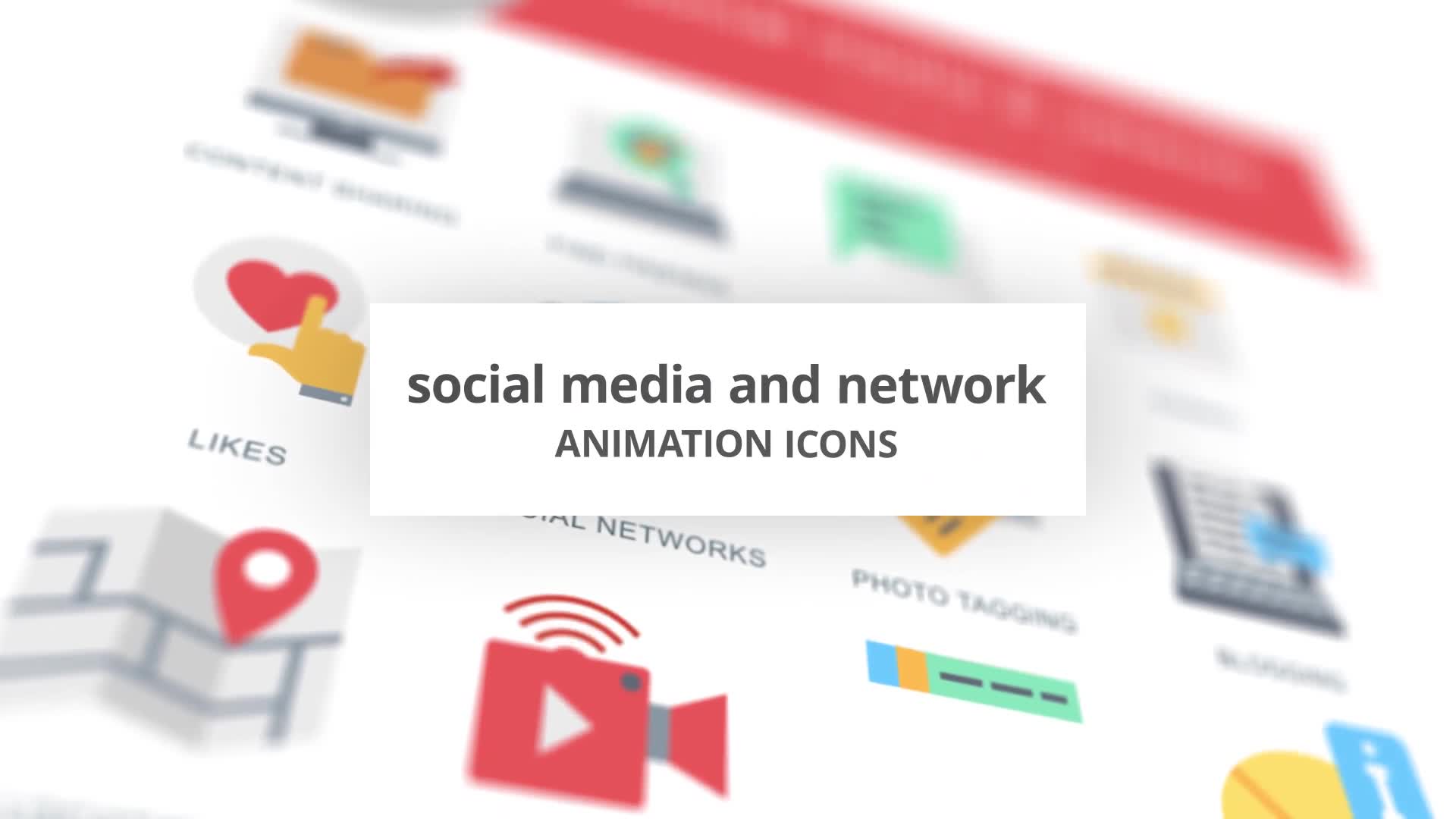 Social Media and Network Animation Icons Videohive 26635203 After Effects Image 1