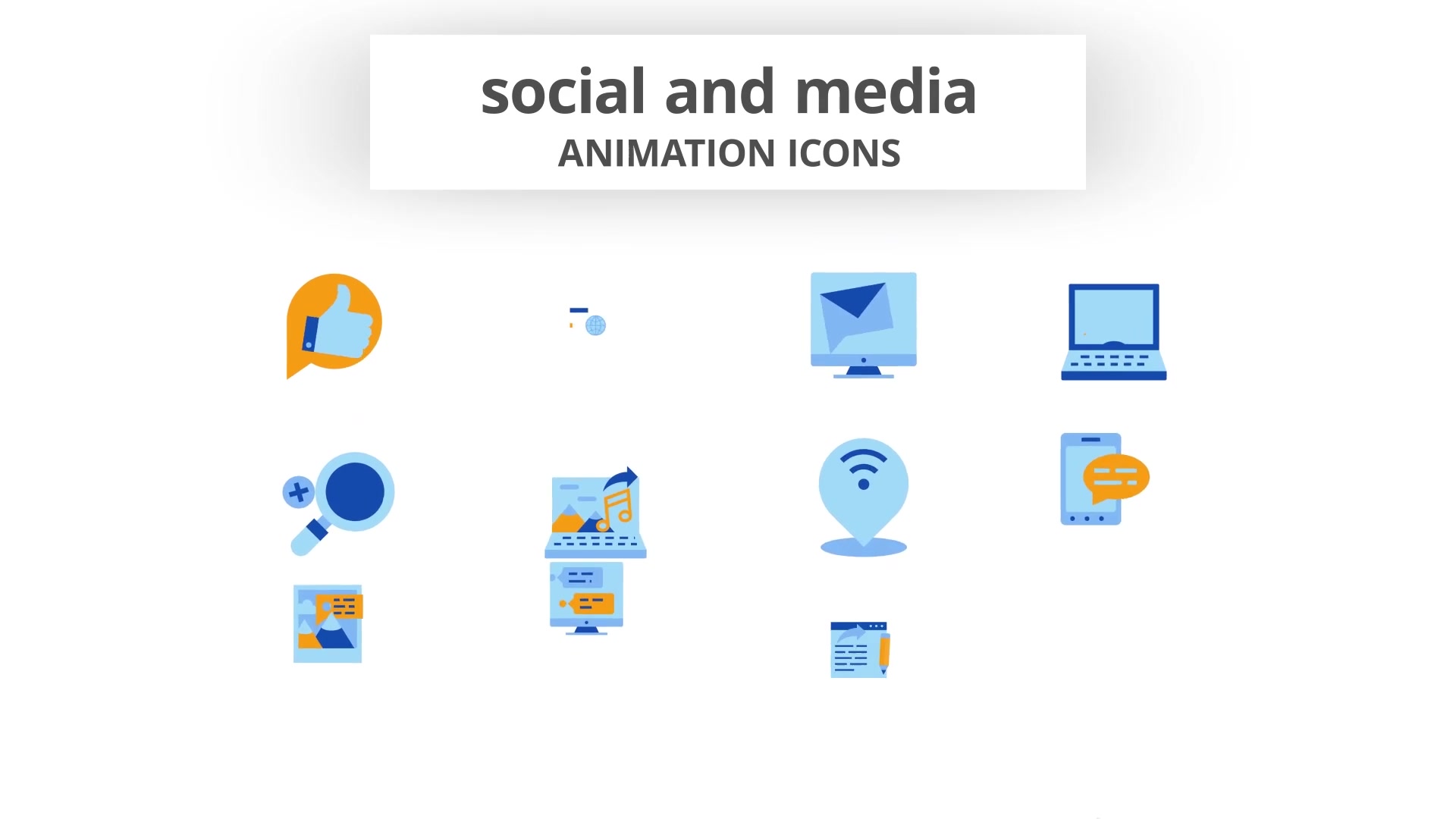 Social & Media Animation Icons Videohive 28168472 After Effects Image 4
