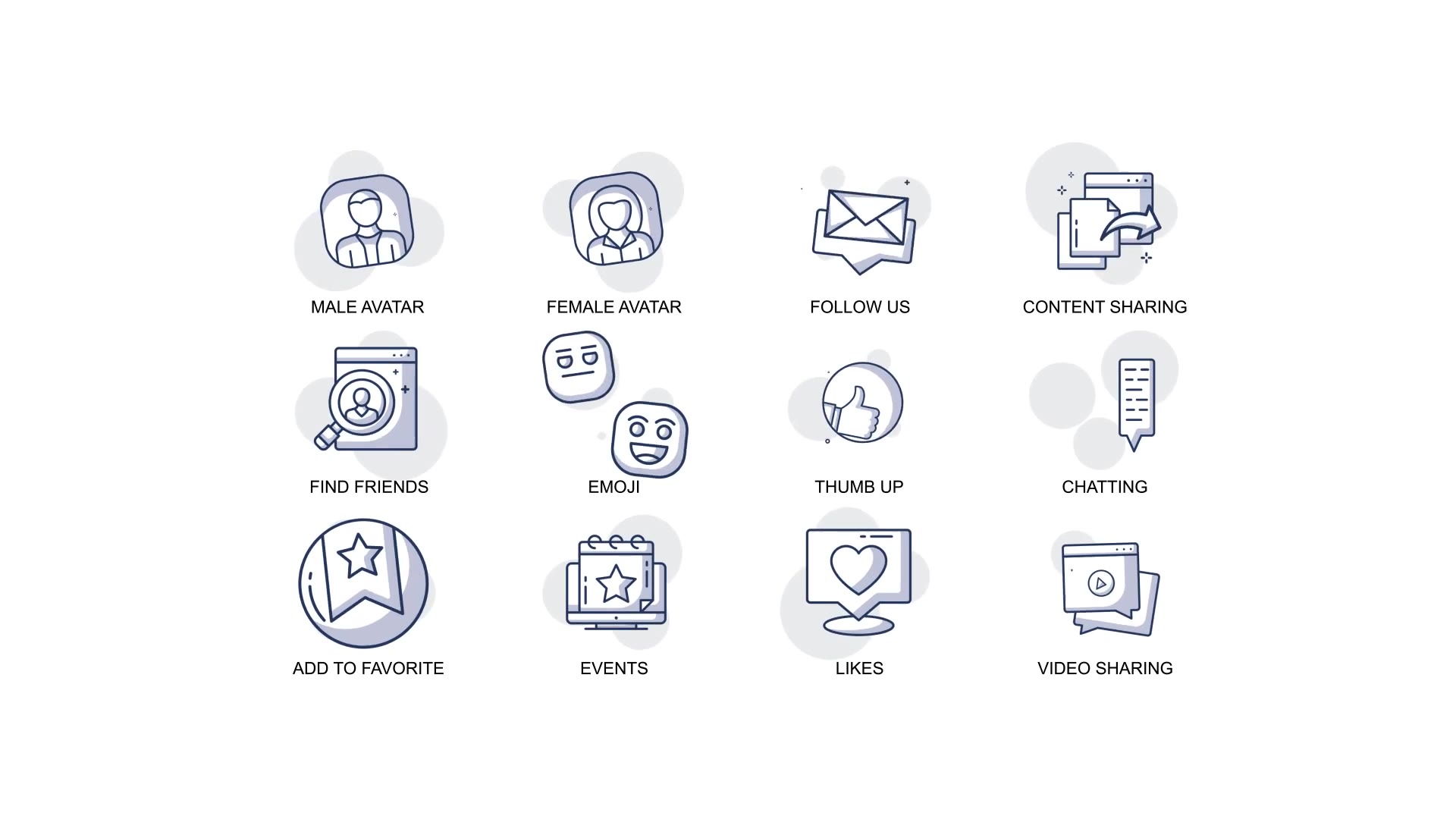 Social media Animation Icons Videohive 34567984 After Effects Image 6
