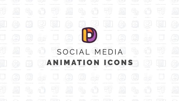 Social media Animation Icons - Videohive 34567984 Download