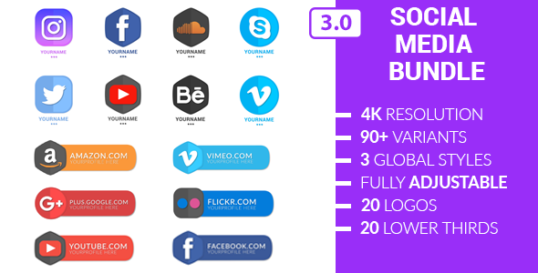 Social Media Bundle 3.0 - Download Videohive 18817790