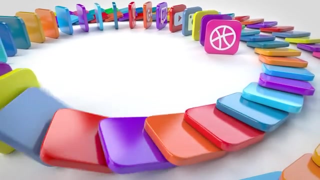 Social Media Dominoes Videohive 20194531 After Effects Image 6