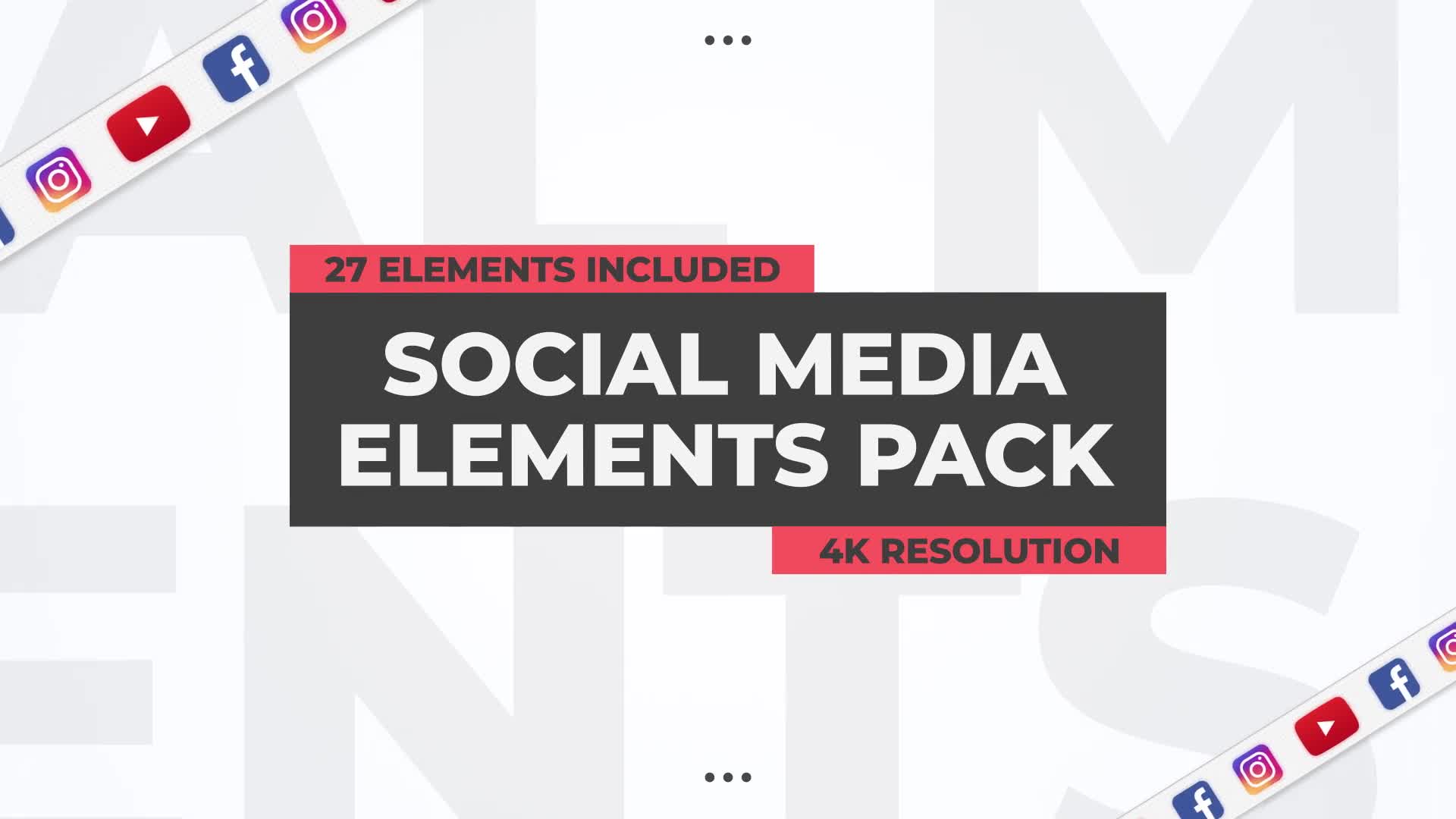 Social Media Elements Pack MOGRT Videohive 28650095 Premiere Pro Image 1