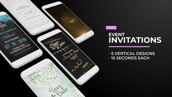 Social Media Event Invitations - 28843012 Download Videohive
