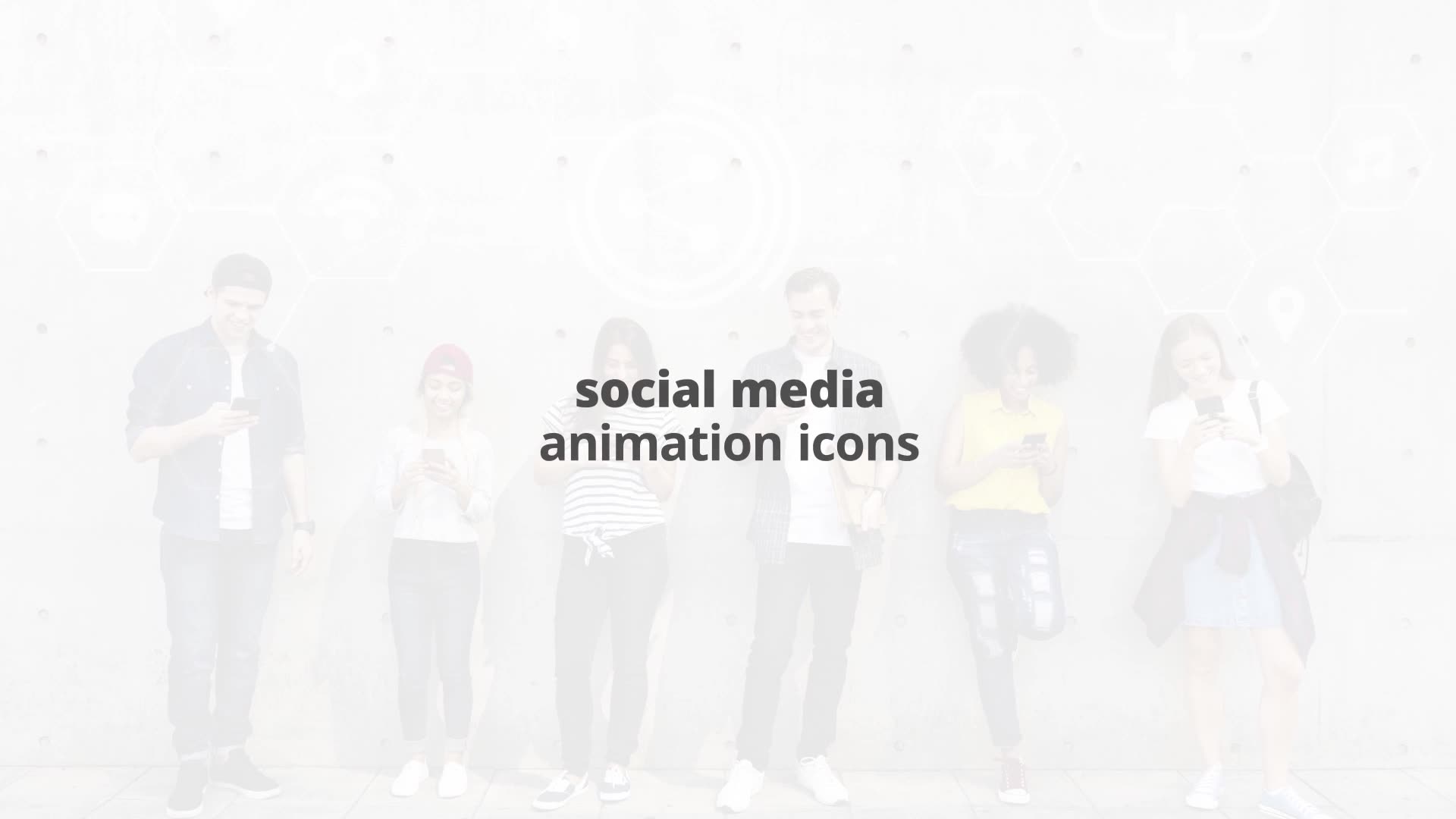 Social Media Flat Animated Icons Videohive 24429529 After Effects Image 2