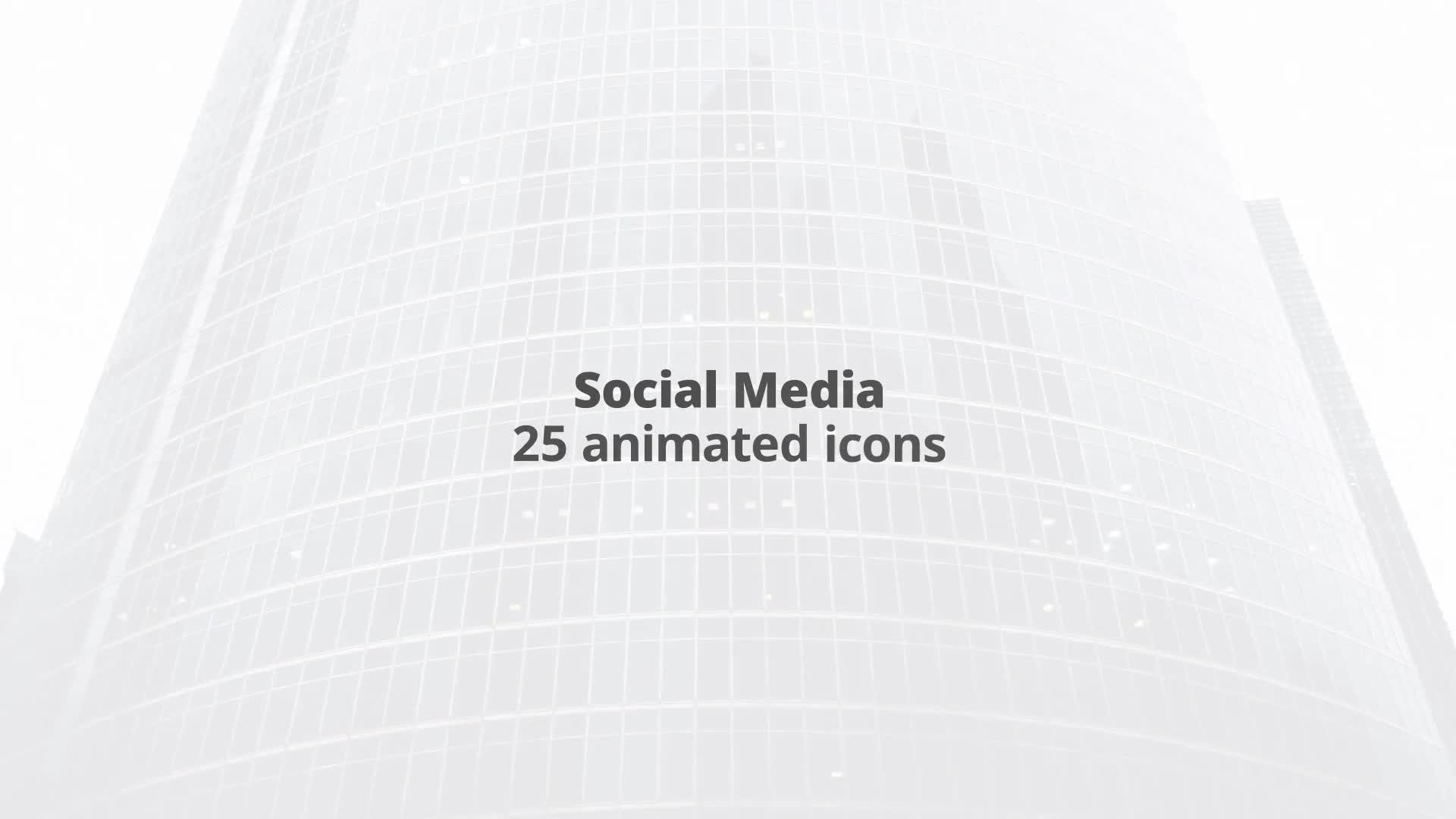 Social Media Flat Animation Icons - Download Videohive 23370431