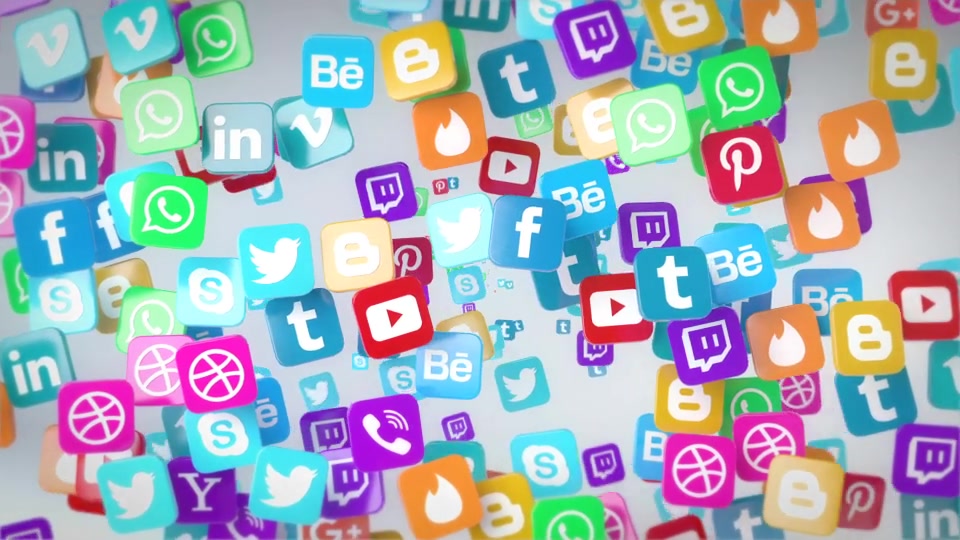 Social Media Flying Icons Logo Reveal Videohive 20672963 After Effects Image 8