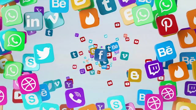 Social Media Flying Icons Logo Reveal Videohive 22961014 Premiere Pro Image 4
